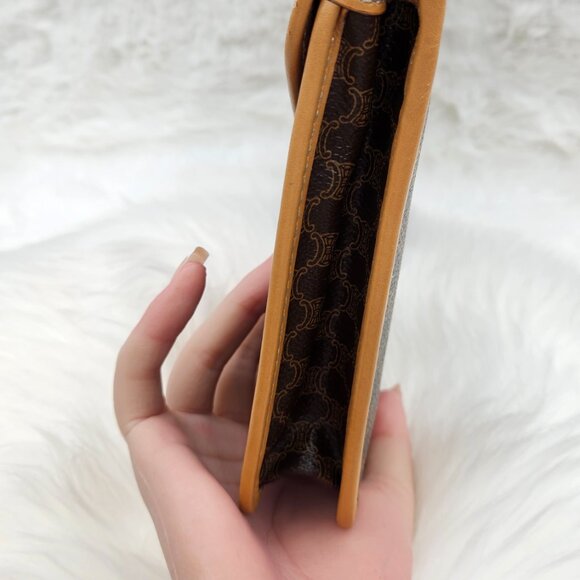 Céline  Macadam Triompe Leather Pochette - Picture 10 of 17